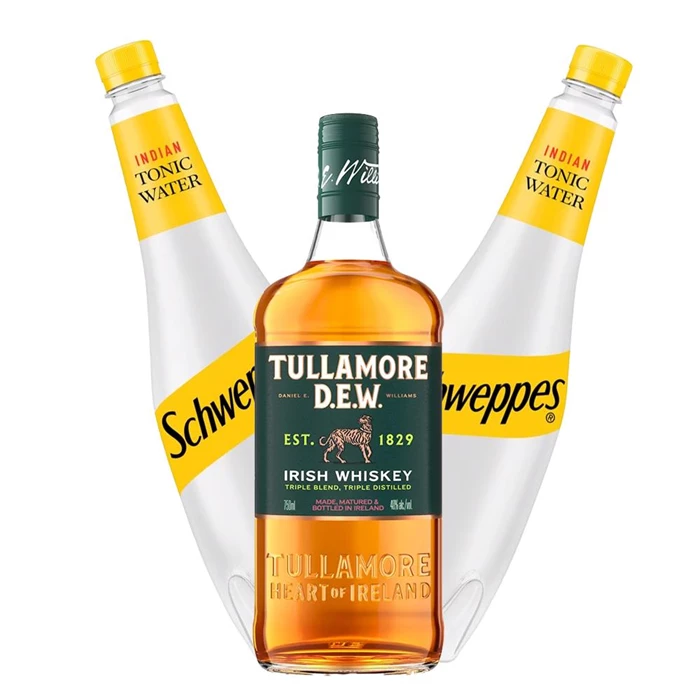 Tullamore Dew Blended Irish Whiskey 70cl with Tonic Mixer